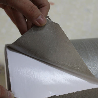 ความทนทานดีเด่น ผนัง PVC ตกด้วยตัวเองประดับ ขนาดภายใน 60 ซม * 10 เมตร
