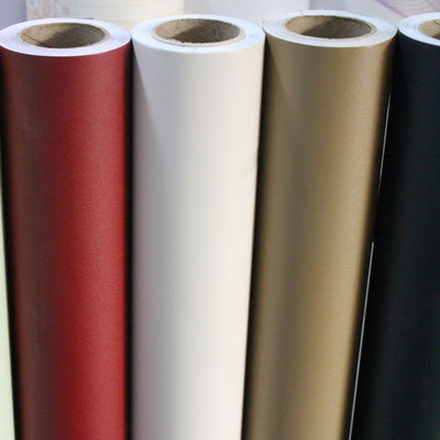น้ํากันอัด PVC Self Adhesive Film สีธรรมดา 0.08mm-0.15mm ความแข็งแรงสูง