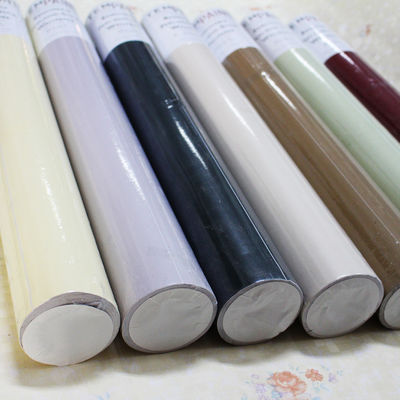 สีต่าง ๆ 122cm*50m กระดาษผนัง PVC ที่ติดตัวเอง