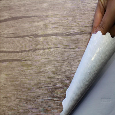 วัสดุ DIY ผลกระทบไม้ ผนังติดตัว ผนังติดตัวสําหรับเฟอร์นิเจอร์ 60cm*10m